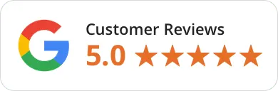 Google reviews badge for Roof One