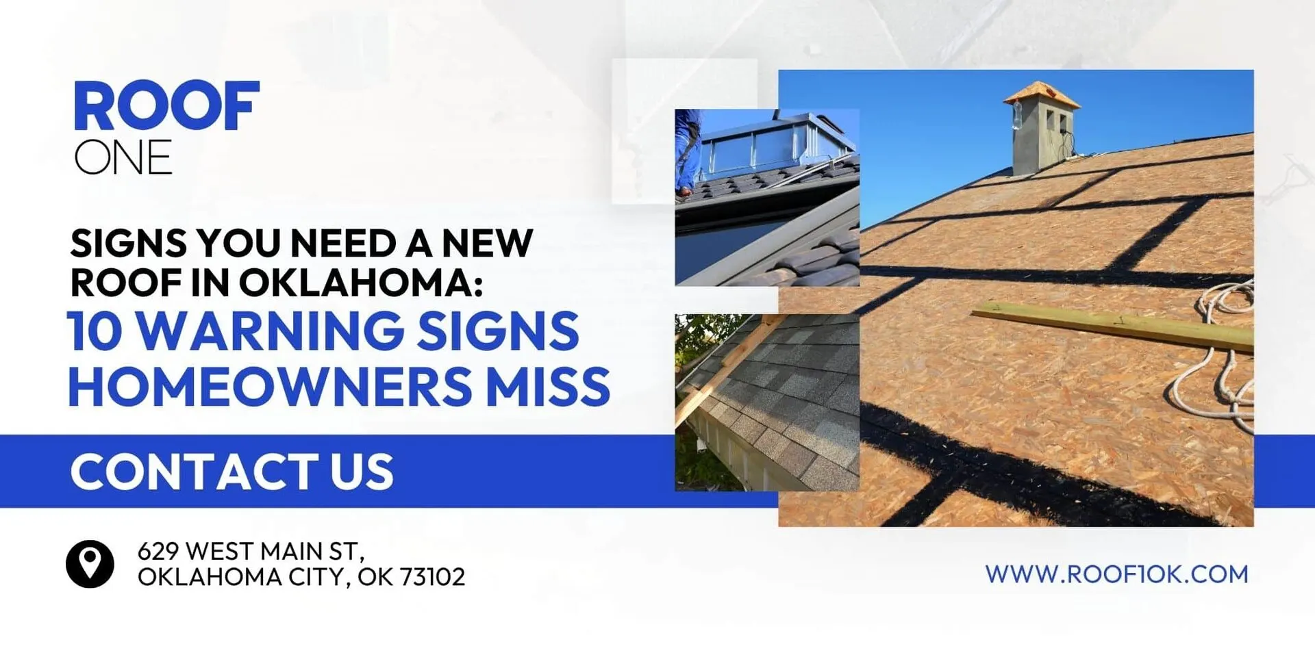 Roof One OKC guide: 10 warning signs you need a new roof homeowners often miss.