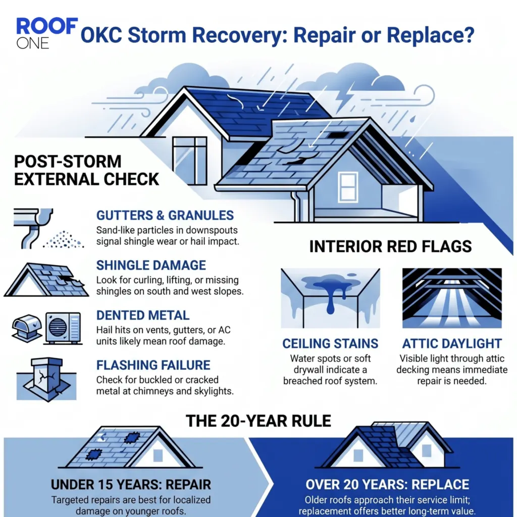 Roof repair vs roof replacement