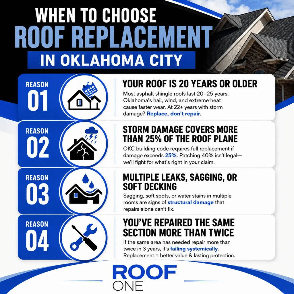 Signs you need roof replacement